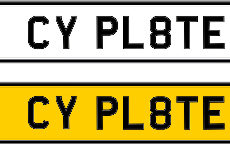 Changing Car Cy Registration Number Plates