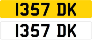 Changing Dk Registration Number Plate