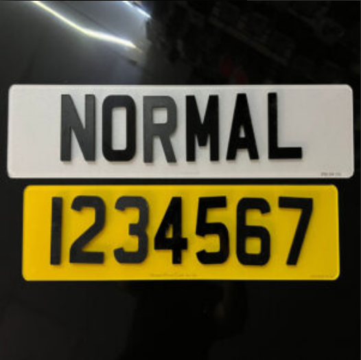 England Car Registration Number Plates