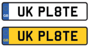 private number plates registration